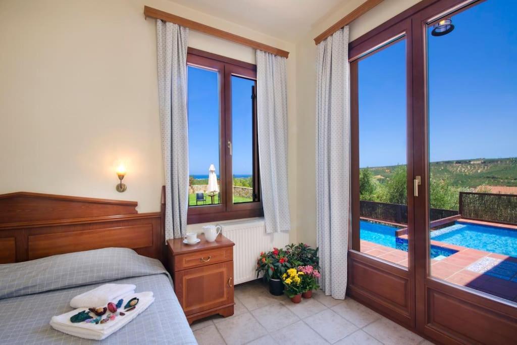 Villa Katerina With Eco Heated Pool Spiliá Exteriér fotografie