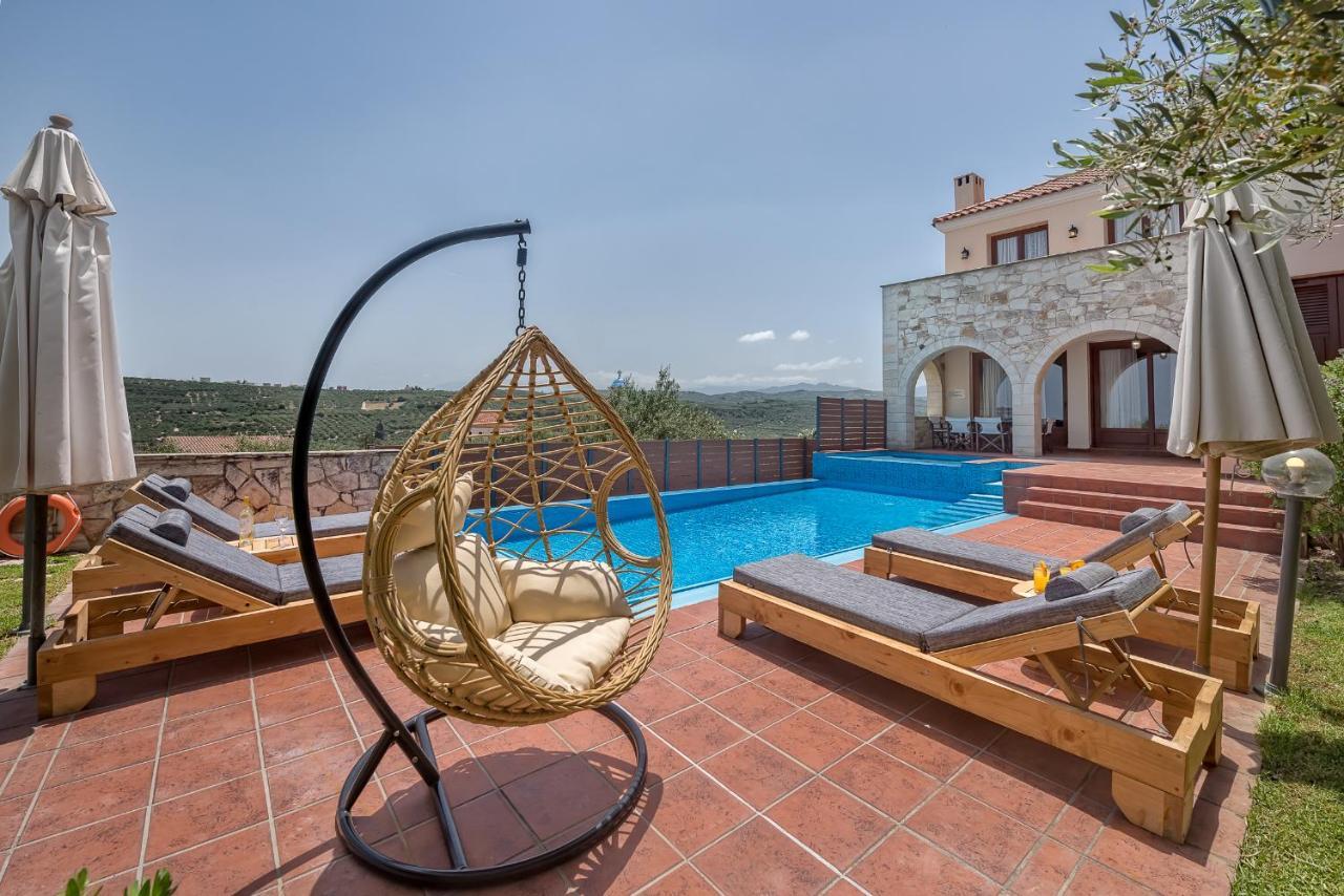 Villa Katerina With Eco Heated Pool Spiliá Exteriér fotografie